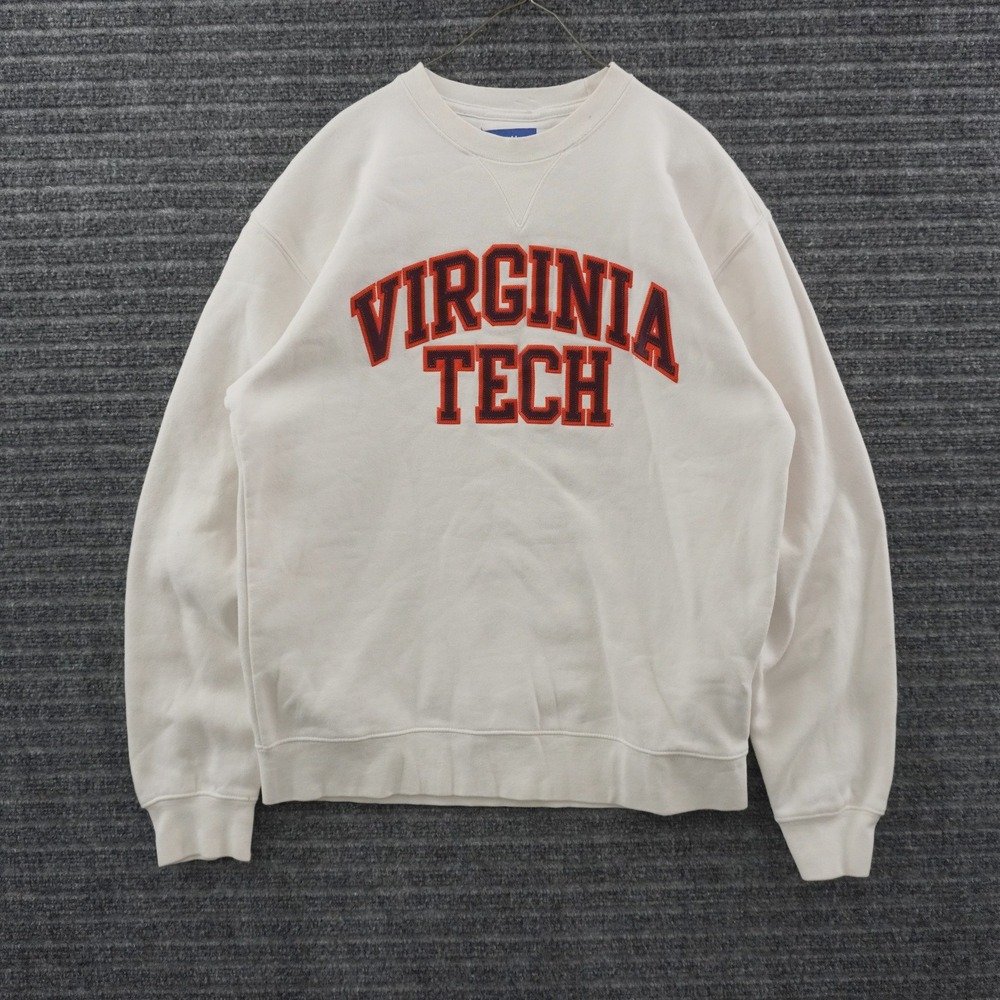 Gear For Sports Virginia Tech Sweatshirt Mens M Cream Big Cotton Crewneck